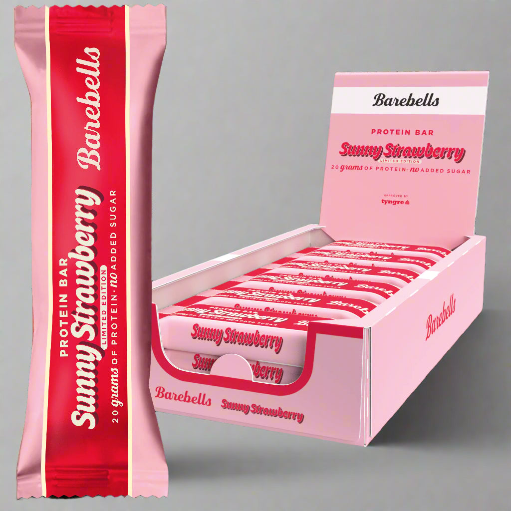 ( Full Box ) Exotic Barebells Protein Bars - Sunny Strawberry