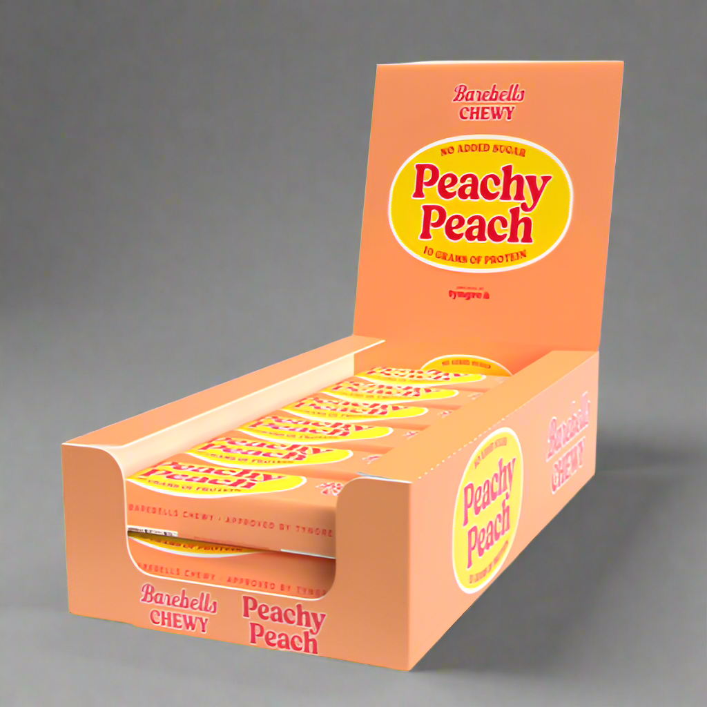 (Full Box 18 x 40g) Exotic Barebells - Chewy Peachy Peach