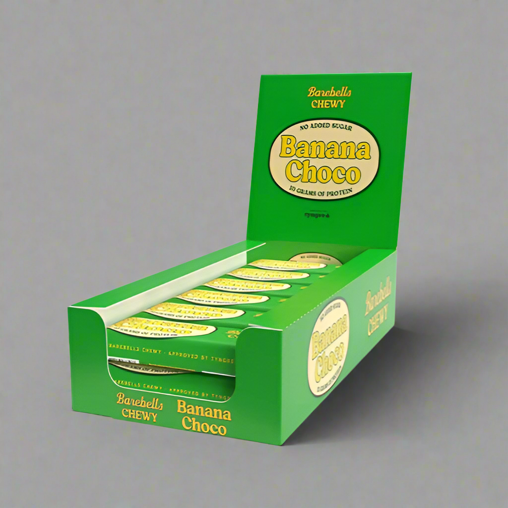 (Full Box 18 x 40g) Exotic Barebells - Chewy Banana Choco