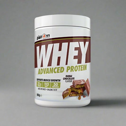 TikTok Exclusive - Per4m – Dubai Chocolate Whey Protein | 30 Servings | 900g