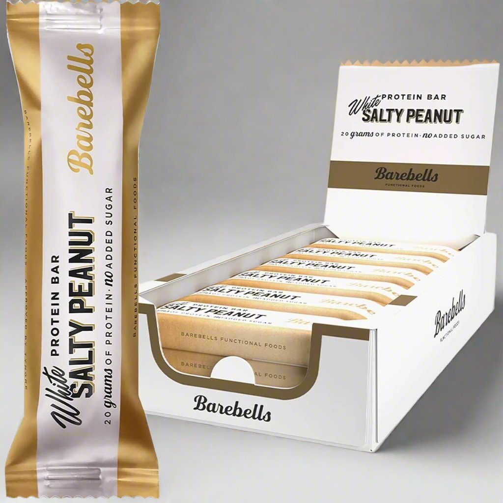 (Full Box) Exotic Barebells Protein Bars - White Salty Peanuts